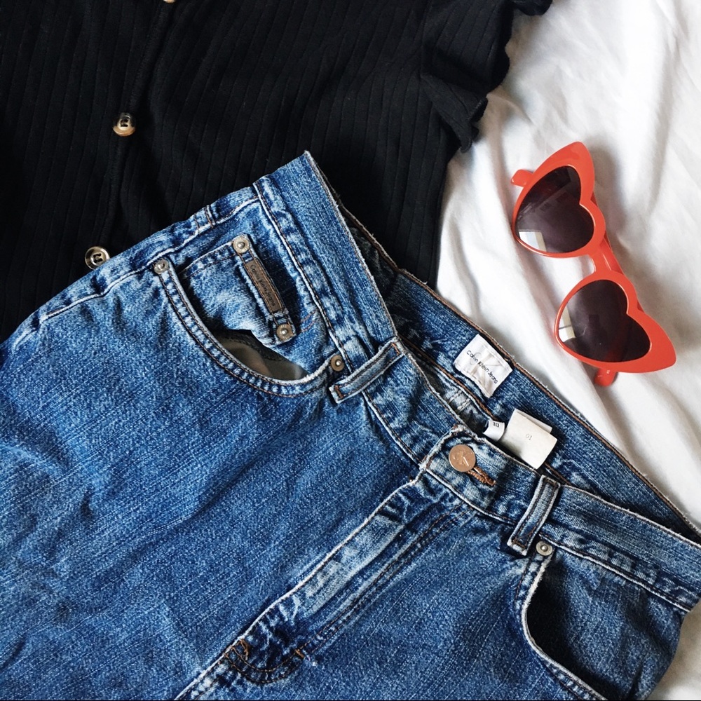 Calvin Klein High Waisted Mom Jeans